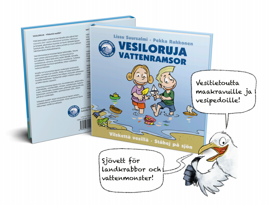 Vesiloruja kirja ja mainoslokki